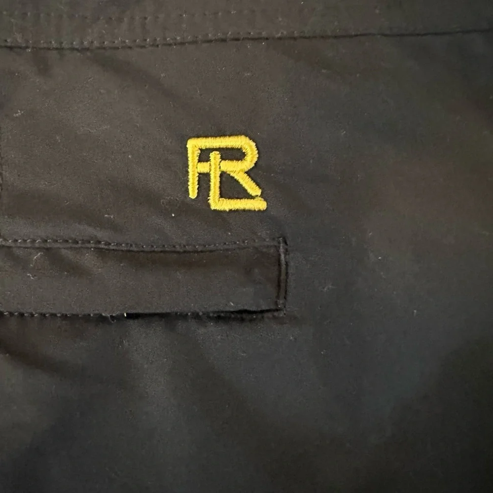 Ralph Lauren Purple Label Men’s‎ Blk Yellow 5-Inch Mayfair Swim Trunk Size XXL